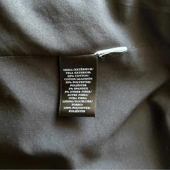 Ann Taylor Black and White Tweed Single Breasted 3/4-Sleeve Jacket Size Medium - Picture 14 of 15